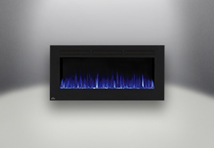 Wall mounted electric fireplace