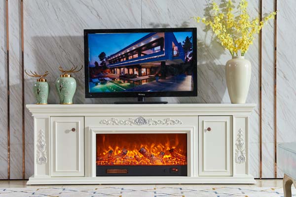 electric fireplace tv stand modern