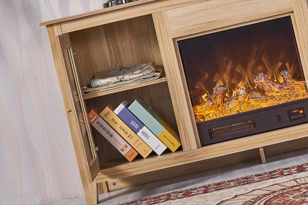 fireplace insert with tv stand