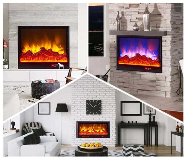 duraflame electric fireplace case show