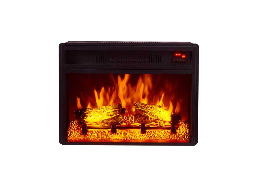 Front view of Electric Fireplace logs 1