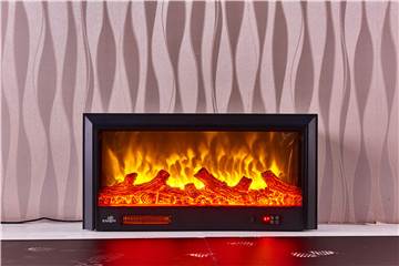 Main view of decor flame electric fireplace 3