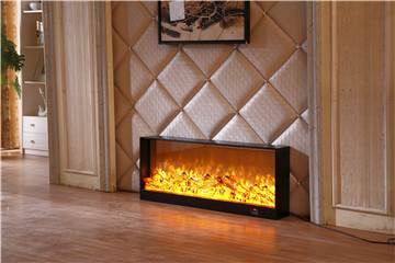 Detail of electric fireplace ideas