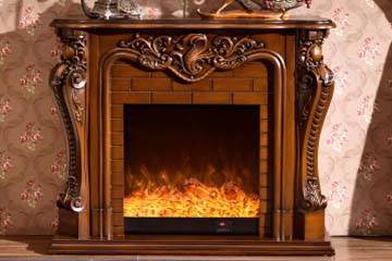 electric fireplace insert with mantel