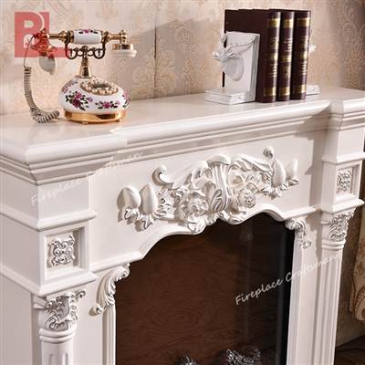 2021 Factory excellent 318 project factory wholesale high quality royal carved electric fire home fireplace